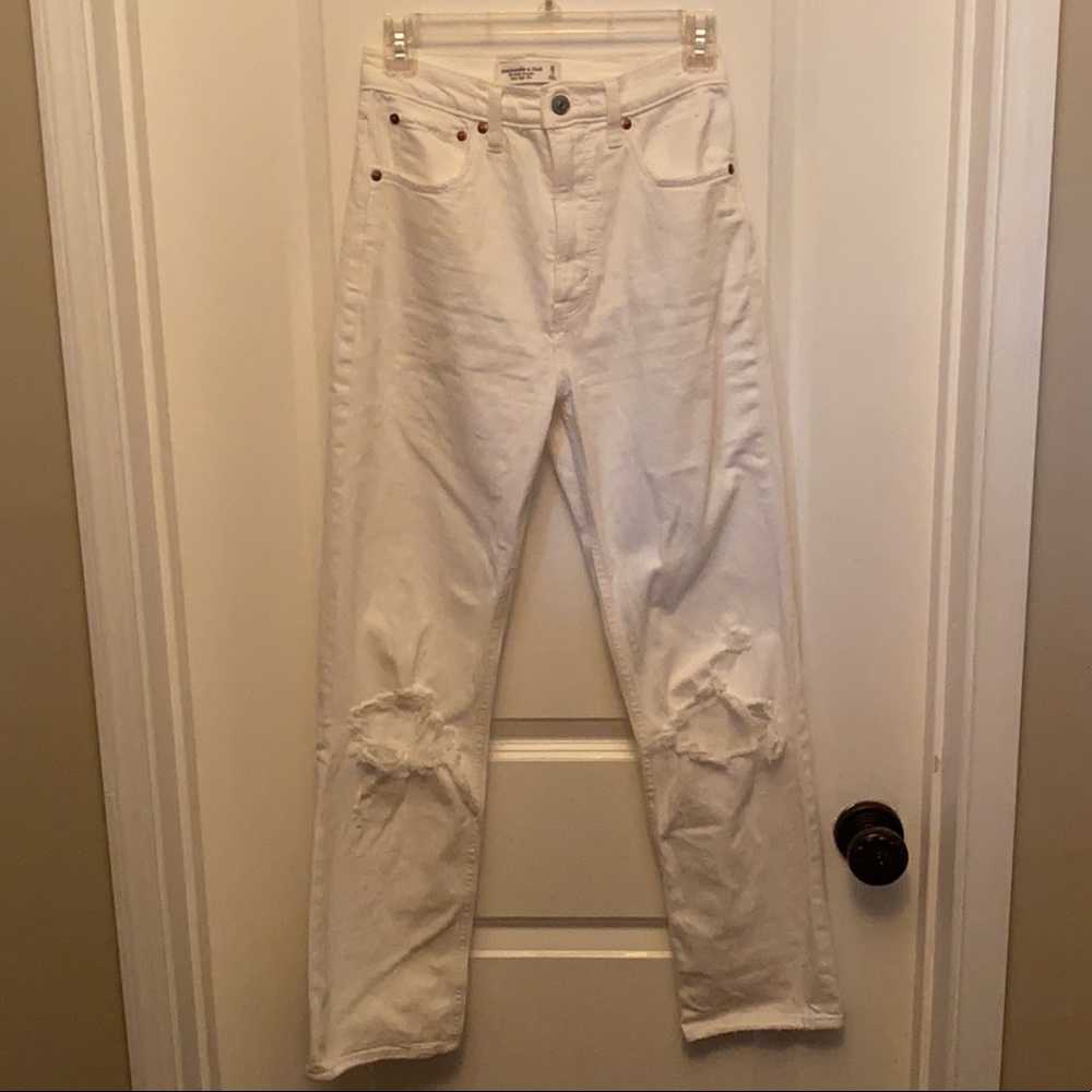 Abercrombie & Fitch 90s ultra high rise straight jean
